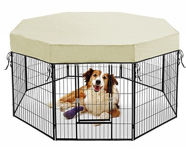 Outdoor Pet Carrier with Top Cover