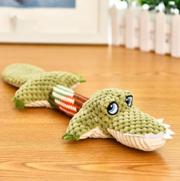 Interactive Voice Plush Dog Toy - Squeaky Chew Toy for Dogs