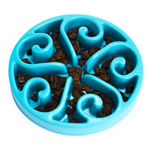 Anti-Choke Slow Feeder Dog Bowl - Prevents Bloating & Fast Eating