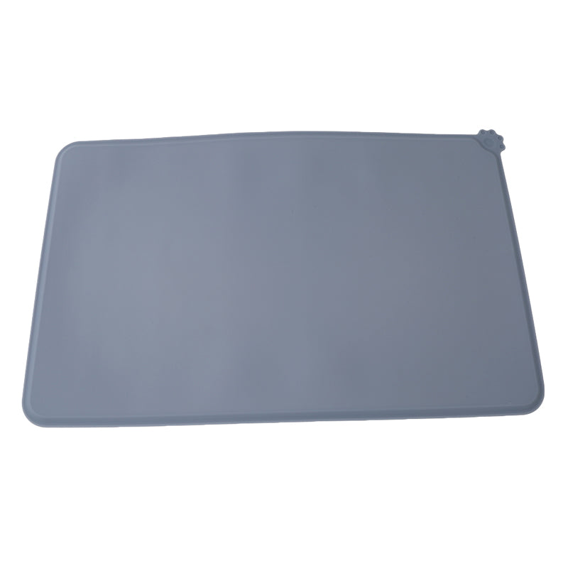 Silicone Pet Food Mat - Non-Slip Waterproof Feeding Mat for Dogs & Cats