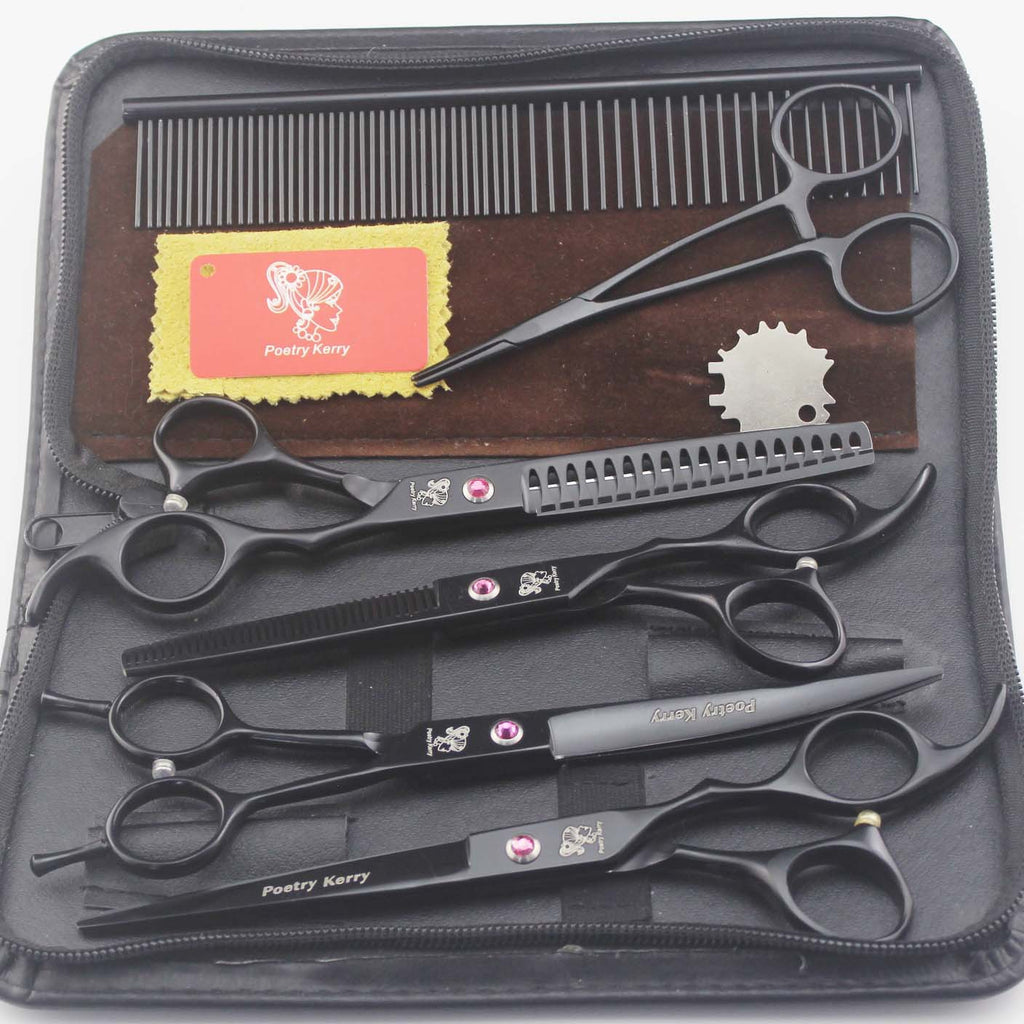 Professional Pet Grooming Scissors - Precision Trimming for Dogs & Cats