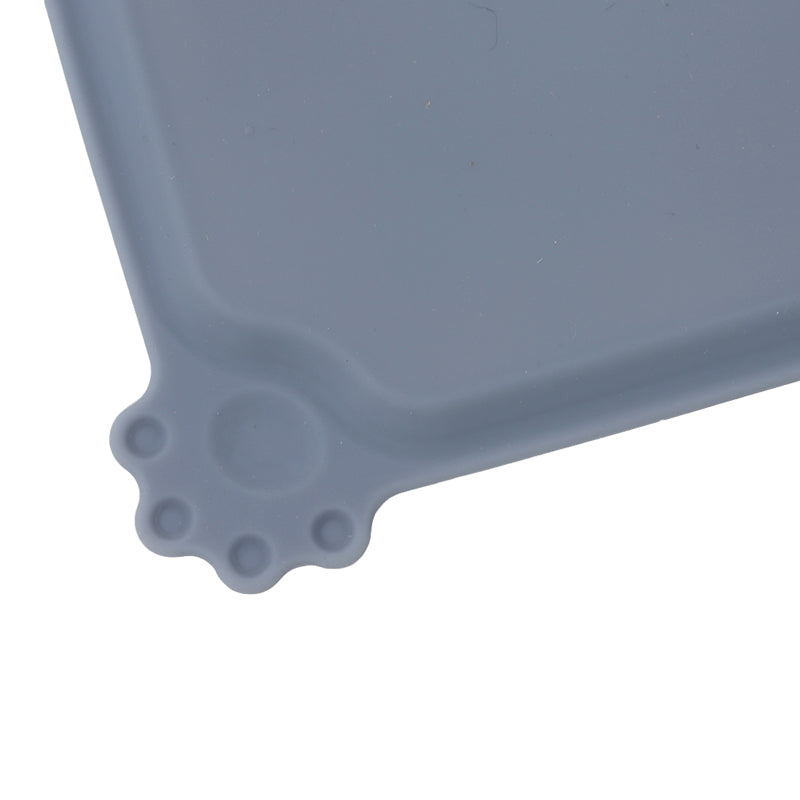 Silicone Pet Food Mat - Non-Slip Waterproof Feeding Mat for Dogs & Cats