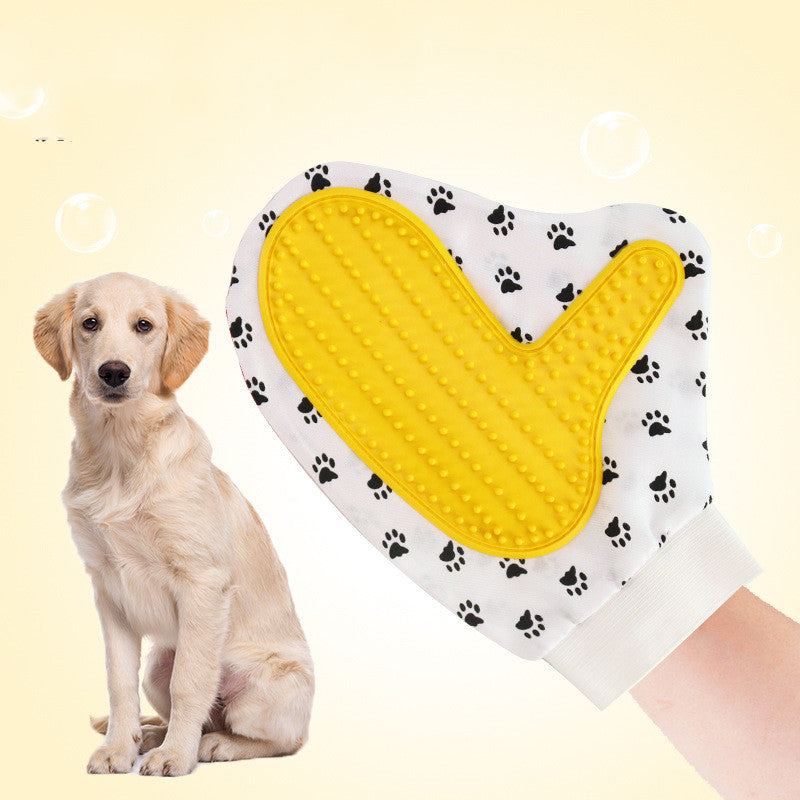 Silicone Pet brush Glove Deshedding