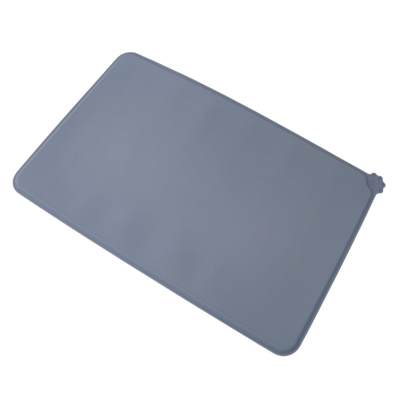 Silicone Pet Food Mat - Non-Slip Waterproof Feeding Mat for Dogs & Cats
