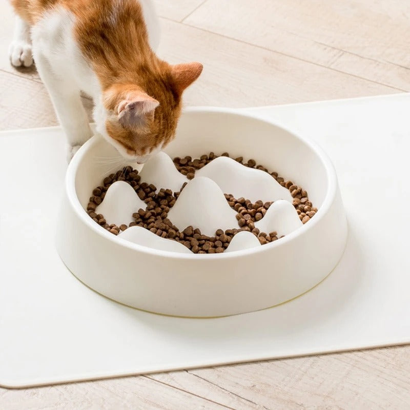 Slow Feeder Pet Bowl - Interactive Puzzle Bowl for Healthier Eating