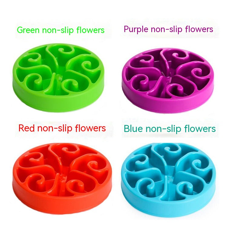 Anti-Choke Slow Feeder Dog Bowl - Prevents Bloating & Fast Eating