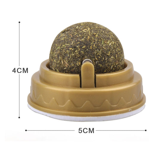 Catnip Balls Cat Treats - Rotary Teeth Cleaning & Molar Toy