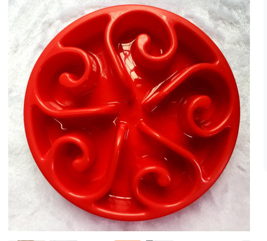 Anti-Choke Slow Feeder Dog Bowl - Prevents Bloating & Fast Eating