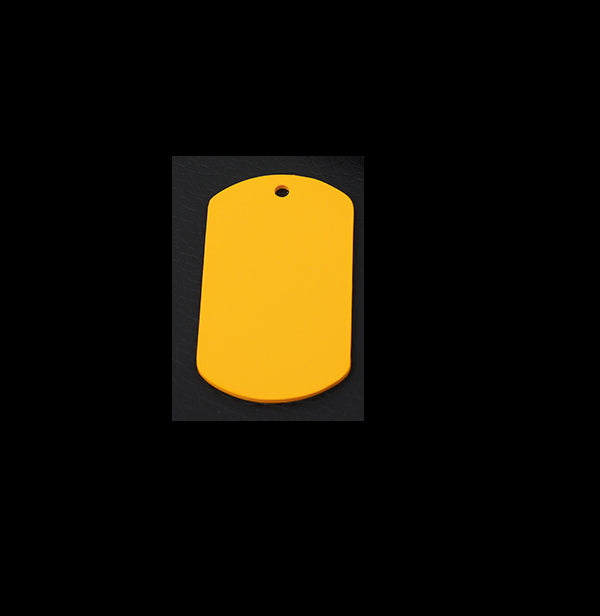 Stainless Steel Hang Tag Colored