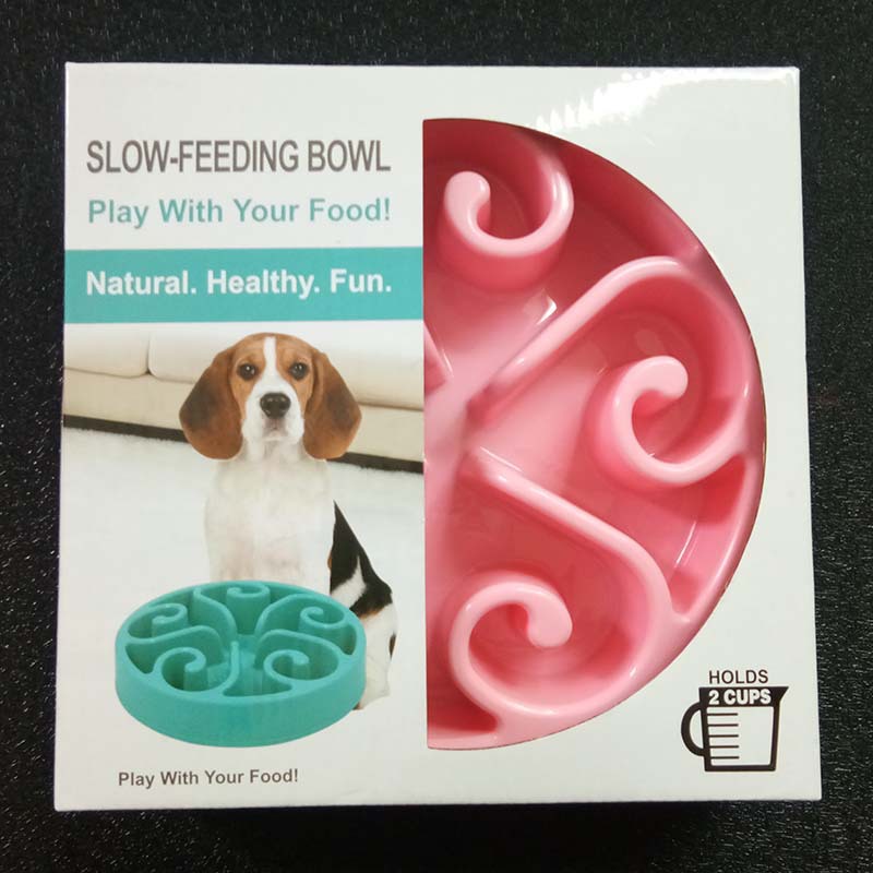 Anti-Choke Slow Feeder Dog Bowl - Prevents Bloating & Fast Eating