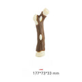 Indestructible Dog Bone Chew Toy - Real Beef Flavor for Aggressive Chewers