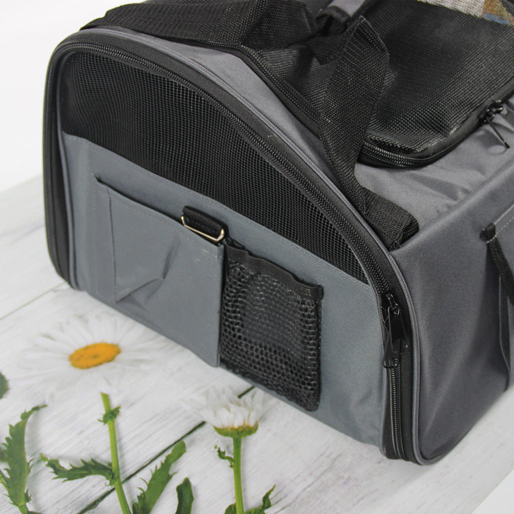 Pet Car Seat Carrier Bag - Foldable Hammock for Small Dogs & Cats