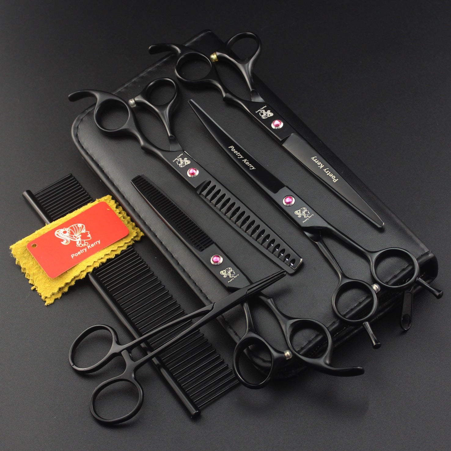 Professional Pet Grooming Scissors - Precision Trimming for Dogs & Cats