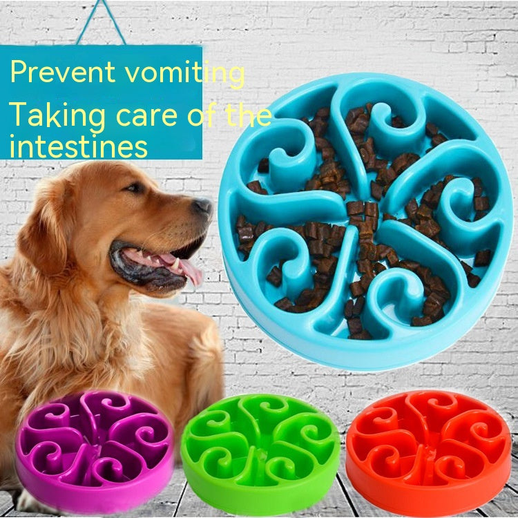 Anti-Choke Slow Feeder Dog Bowl - Prevents Bloating & Fast Eating