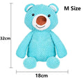Squeaky Plush Bear Dog Toy - Soft Chew & Training Toy for Puppies
