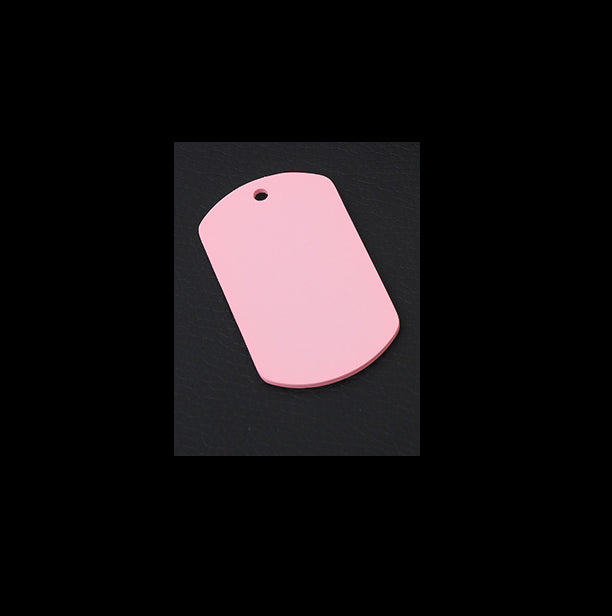 Stainless Steel Hang Tag Colored