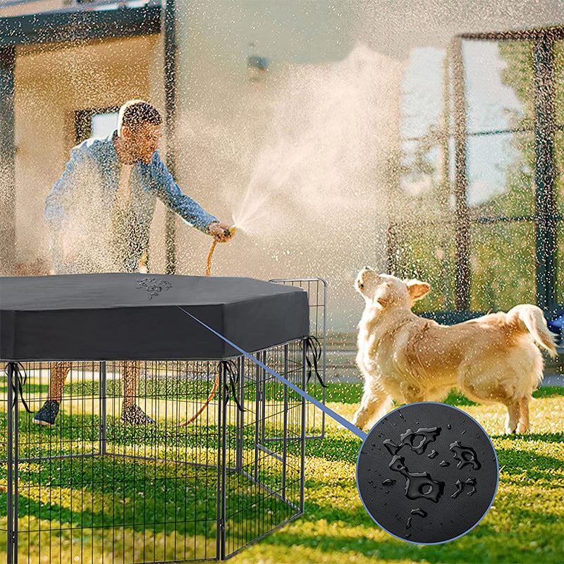 Outdoor Pet Carrier with Top Cover