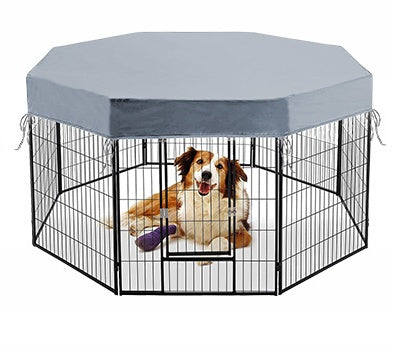 Outdoor Pet Carrier with Top Cover