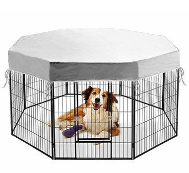 Outdoor Pet Carrier with Top Cover