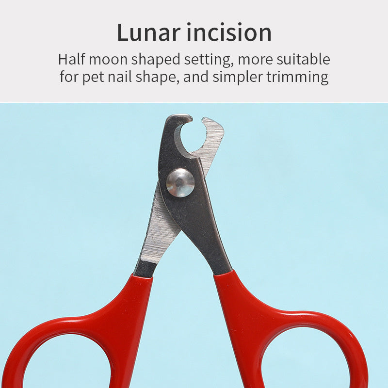 Professional Pet Nail Clippers - Safe Trimmer for Dogs & Cats